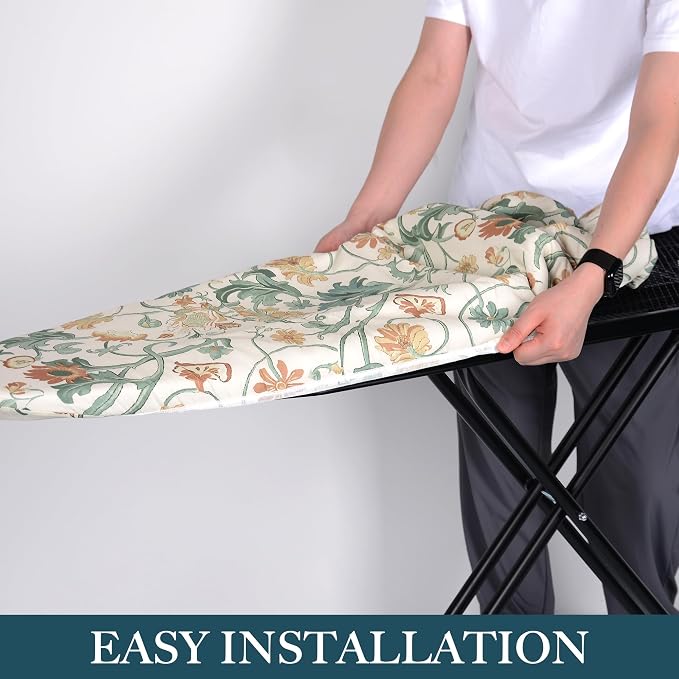 veiox 15″x54″ Ironing Board Cover and Pad, Heatproof Surface, Easy Fit Elastic - Image 4