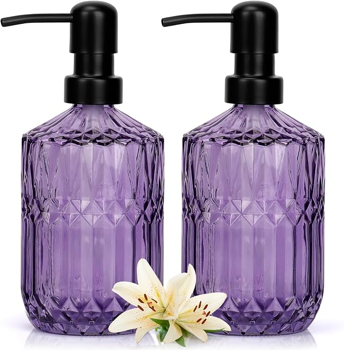 13.5oz Glass Soap Dispenser by Ulable