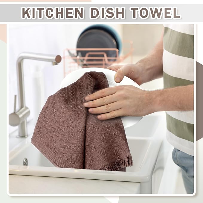 HunnmingRe 5 Pack Boho Hand Towel - Image 6