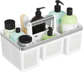 BYUNER Plastic Shower Caddy Dorm: Portable Shower Basket Tote by MakesYourHomeMoreOrganized
