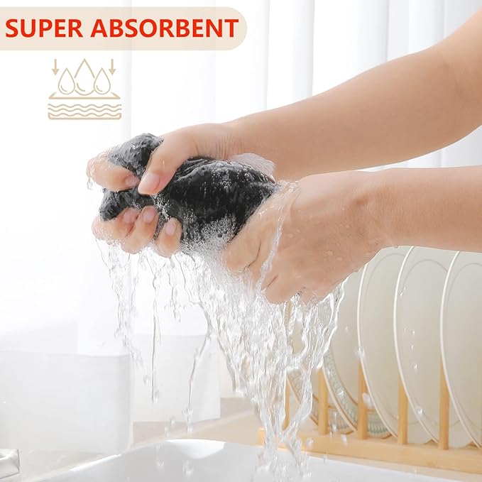 Homaxy 100% Cotton Waffle Weave Kitchen Dish Towels 12-Pack, Ultra Soft - Image 3
