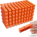 50PCS Colored Wooden Clothespins 2.9 Inch Color Clothes Pins by HONGYUTAI