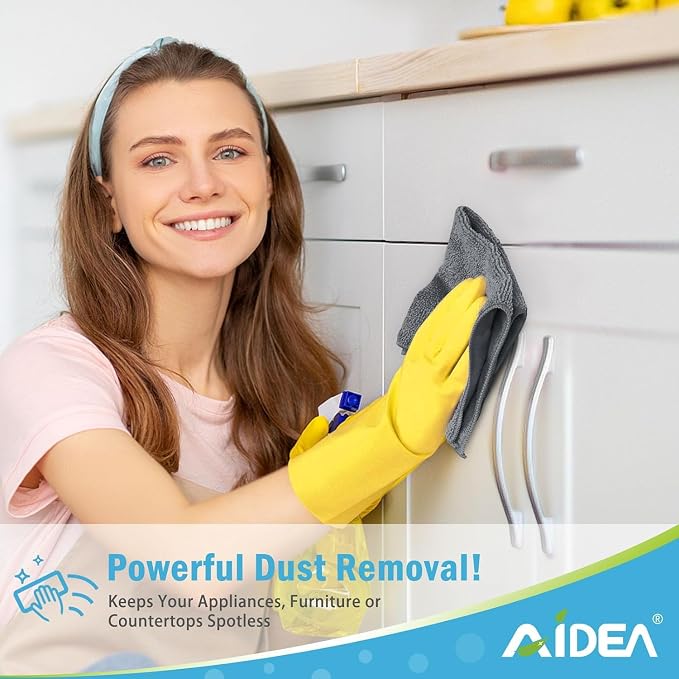 AIDEA Microfiber Cleaning Cloth-600PK, Soft Microfiber Towels - Image 4