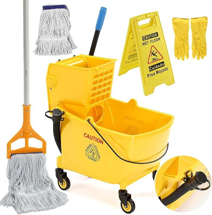 38 Qt Commercial Mop Bucket by Fnova