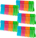Clothes Pins, Colorful Plastic Clothespins, Heavy Duty Laundry Clothes Pins by Hoxiang