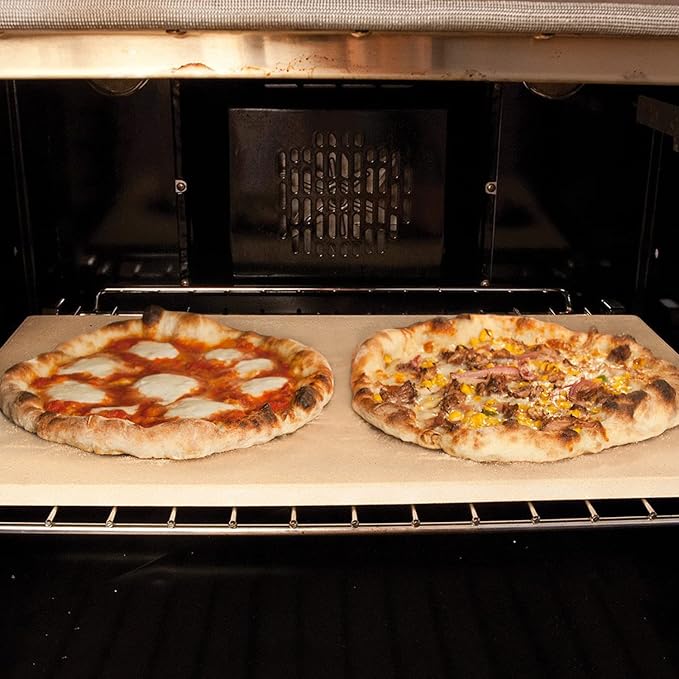 Unicook 22 Inch Extra Large Pizza Stone for Oven and Grill, Rectangular Baking Stone 22" x 14" x 0.6", Thermal Shock Resistant, Ideal for Baking Several Crispy Pizzas Bread