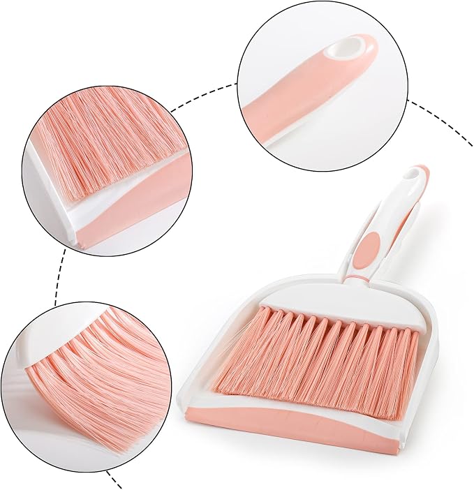 Frcctre 3 Pack Small Dustpan and Brush Set - Image 4