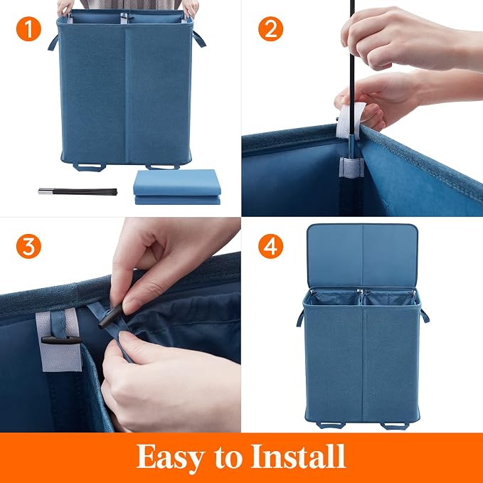 Lifewit Double Laundry Hamper - Image 3