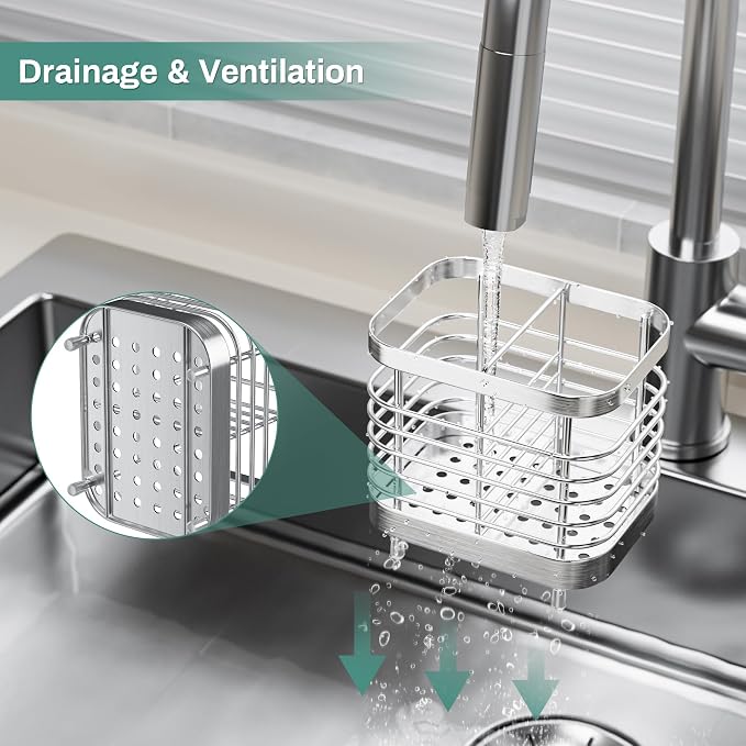 Stainless Steel Electric Toothbrush Holder - Image 2