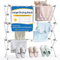 Extra Large Clothes Drying Rack, 14.57" D × 44.88" H | Foldable & Extendable by APEXCHASER