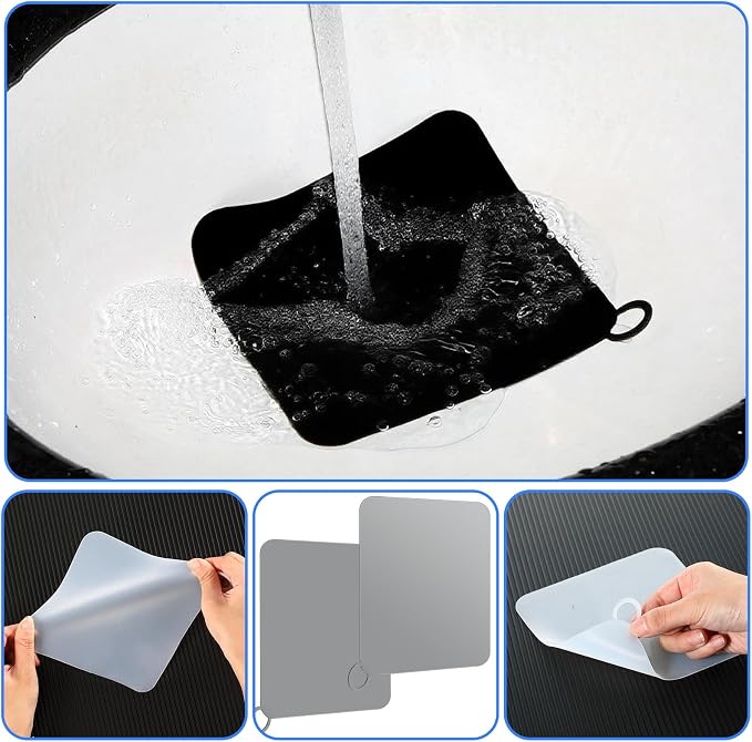 6 Pack Drain Covers for Bugs, 6 X 6 Inch, Anti Odor and Cockroach, Kitchen - Image 4