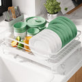 Kitsure Dish Drying Rack for Kitchen Counter, 12.7''W x 16.7''L, Cutlery Holder by Kitsure