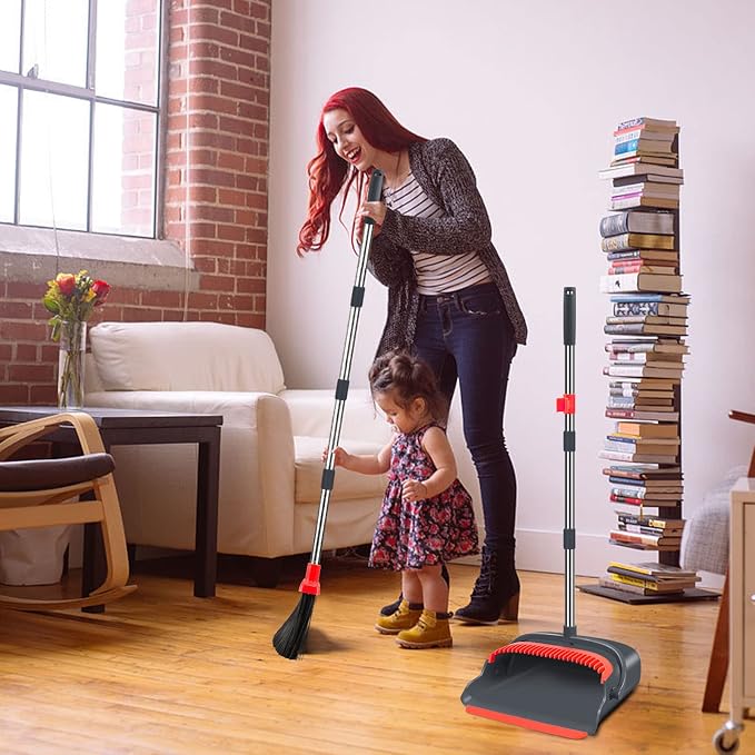 Upgrade Broom and Dustpan Set, Broom - Image 7