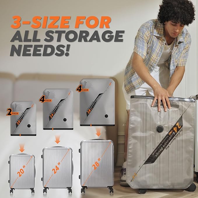 Vacbird Rechargeable Wireless Vacuum Pump + 10 Storage Bags – Compact Space - Image 4