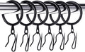 Hotop 30 Pcs Metal Curtain Rings by HOTOP
