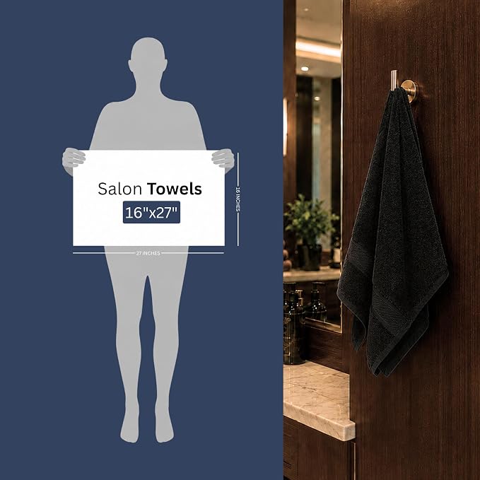 Bulk 72-Pack Professional Salon Spa & Wellness Towels, Not Bleach Safe - Image 2