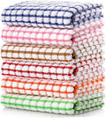 LAZI Kitchen Dish Towels, 16 Inch x 25 Inch Bulk Cotton Kitchen Towels by LAZI