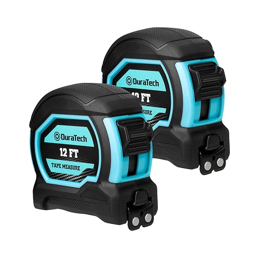 DURATECH 12FT Magnetic Double-Sided Tape Measure, Easy Read Measuring - Image 2