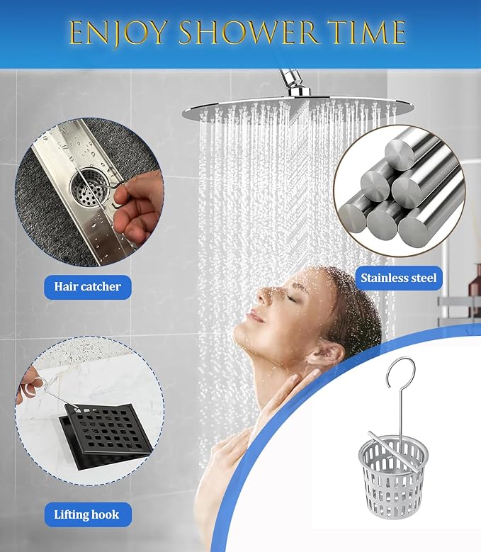 Neodrain Shower Drain Hair Catcher, Only Fit Neodrain Shower Drain | 304 - Image 9