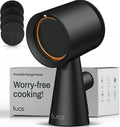 TUCO Portable Range Hood, Desktop Kitchen Exhaust Fan with 3 Speeds, Triple Filter Polymer, Aluminum & Carbon, Low Noise, Oil Collection Cup, Smoke Air Purifier for Indoor BBQ, Hot Pot and RV Kitchens