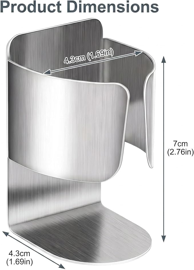 Electric Toothbrush Holder Wall Mount – No Drill 304 Stainless Steel Self - Image 3