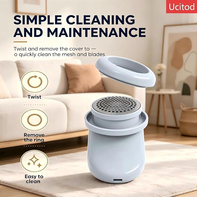 Rechargeable Fabric Shaver, Electric Lint Remover - Image 4