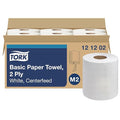 Tork Centerfeed Paper Towel White M2, High Absorbency, 6 x 610 Sheets by Tork