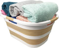 SAMMART 40L Collapsible Plastic Laundry Hamper by SAMMART