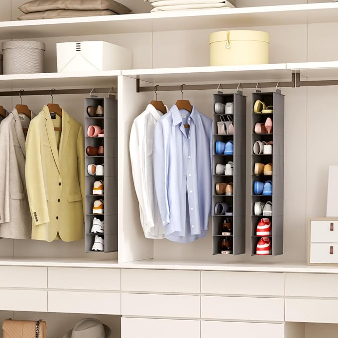 Lifewit 8 Section Hanging Shoe Storage Organizer - Image 2