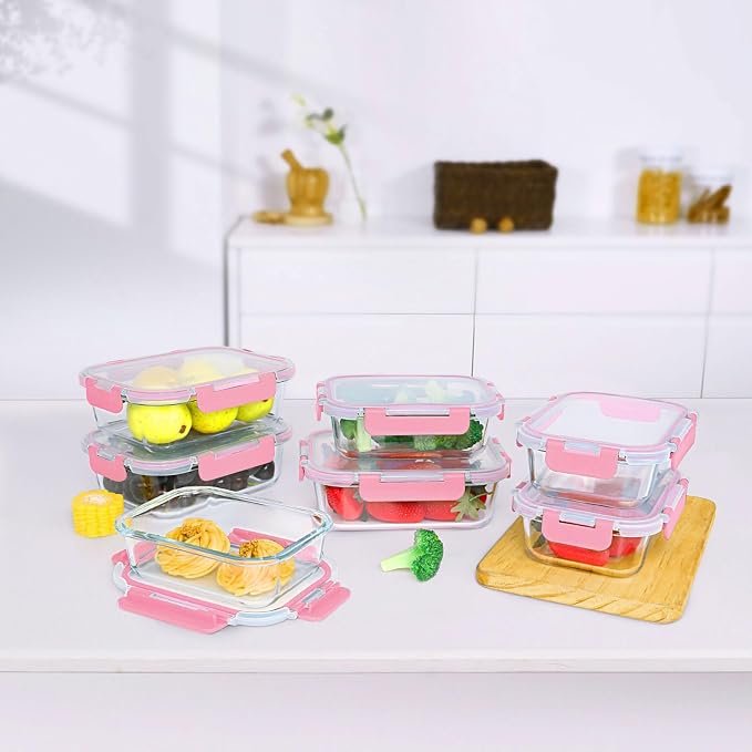 M MCIRCO 10 Pack Glass Food Storage Containers - Image 6