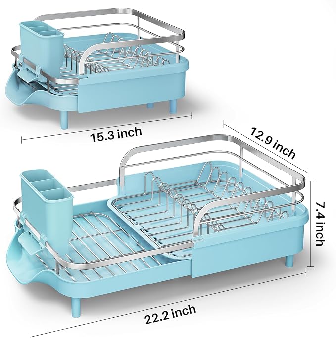 SAYZH Expandable Dish Drying Rack - Image 2