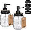 Amolliar Mason Jar Liquid Soap Dispenser, Lotion Dispenser | Rustproof by Amolliar