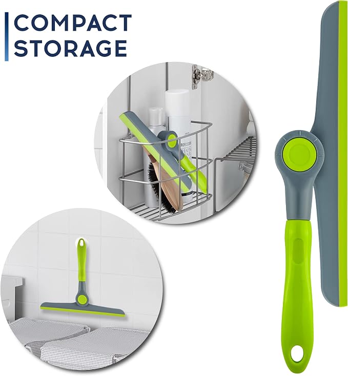 10" Heavy Duty Green, Handheld Squeegee - Image 3
