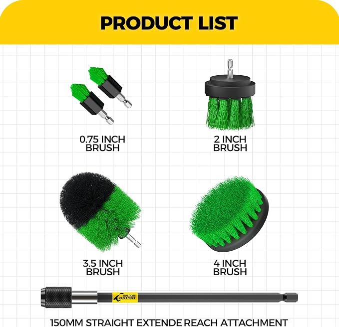 Holikme 6Pc Drill Brush Set - Image 7