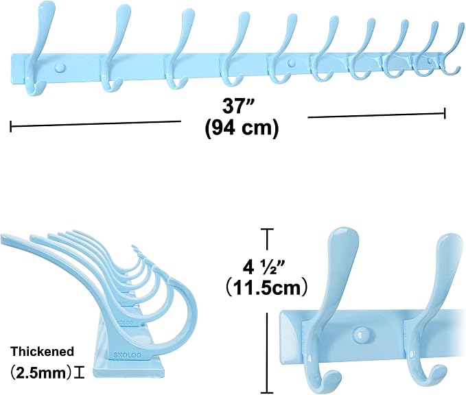 SKOLOO Coat Rack Wall Mounted - Image 5