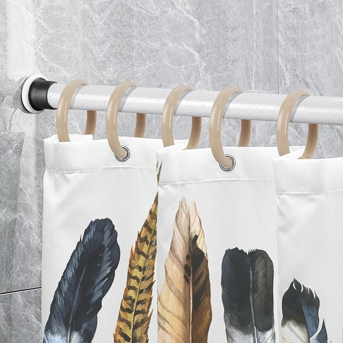 Beige Shower Curtain Hooks - Image 7