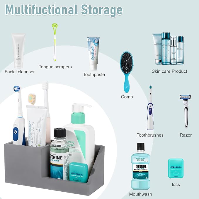 Diatomite Toothbrush Holders Toothpaste Organizer - Image 6