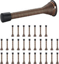Ravinte Door Stoppers, 30 Pack Oil Rubbed Bronze Spring Door Stops | Stoppers by Ravinte