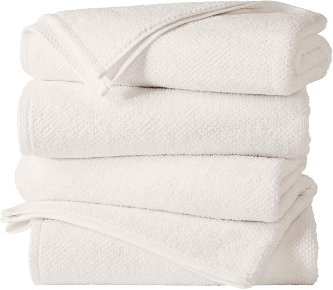 Great Bay Home 100% Cotton 4 Pack 54x27 Bath Towel Set by GreatBayHome