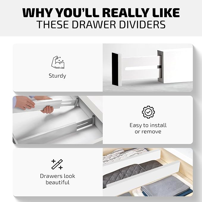 4-Pack Drawer Divider - Image 5