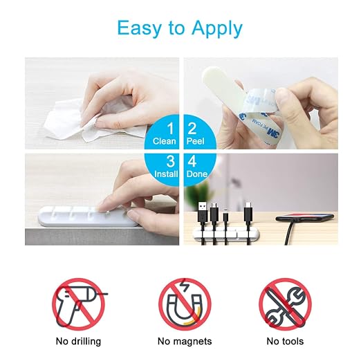 Cord Organizer for Desk - Image 6