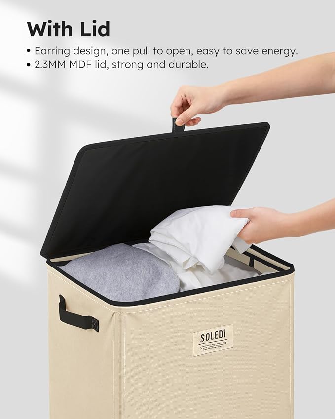 SOLEDI 100L Laundry Hamper - Image 5