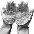 Silicone Dishwashing Gloves, Pet Grooming Rubber Scrubbing by Yinceber