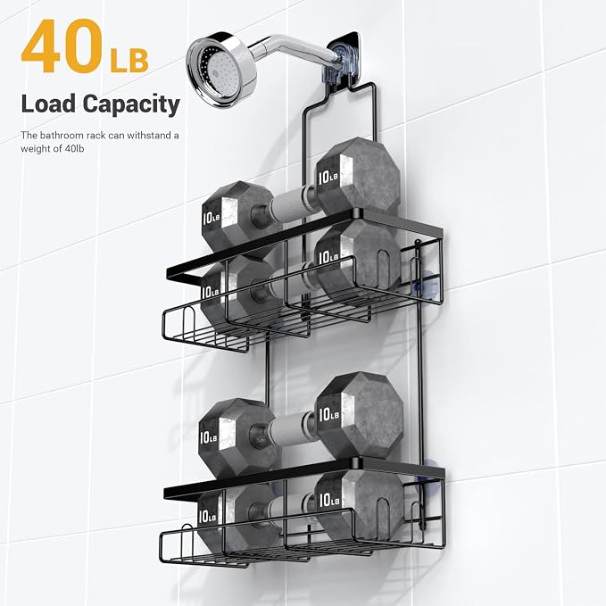 Hanging Shower Caddy Over Showerhead - Image 4