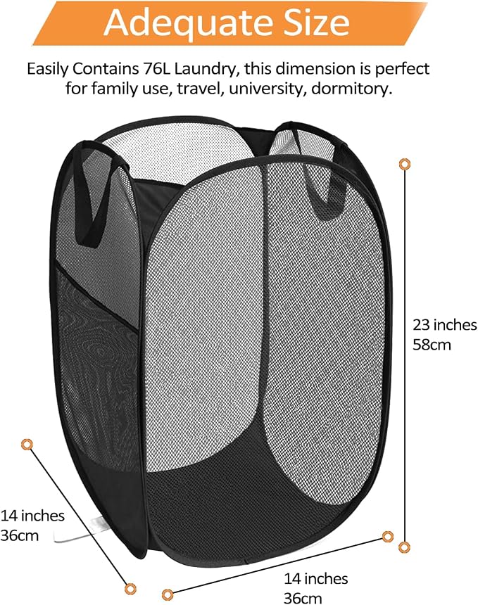 Durable Collapsible Laundry Baskets - Image 4
