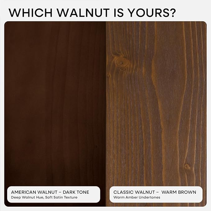 Homeforia Walnut 42 inch Floating Shelves, High End Solid Real Wood 42inch Floating Shelf for Wall, Large Dark Brown 42 inches Long Floating Shelves, Heavy Duty Bracket, 42 X 6.5 X 1.75 inch, Set of 2