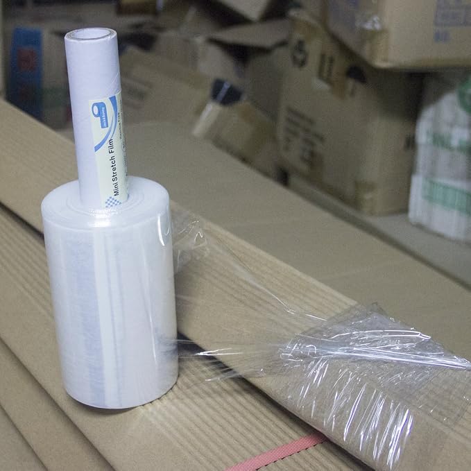 Clear Stretch Wrap 6"×1000' Plastic Wrap Roll - Image 4