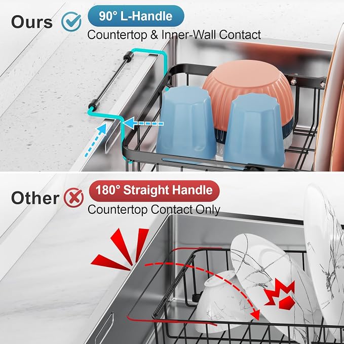 iSPECLE Dish Drying Rack Over the Sink - Image 5