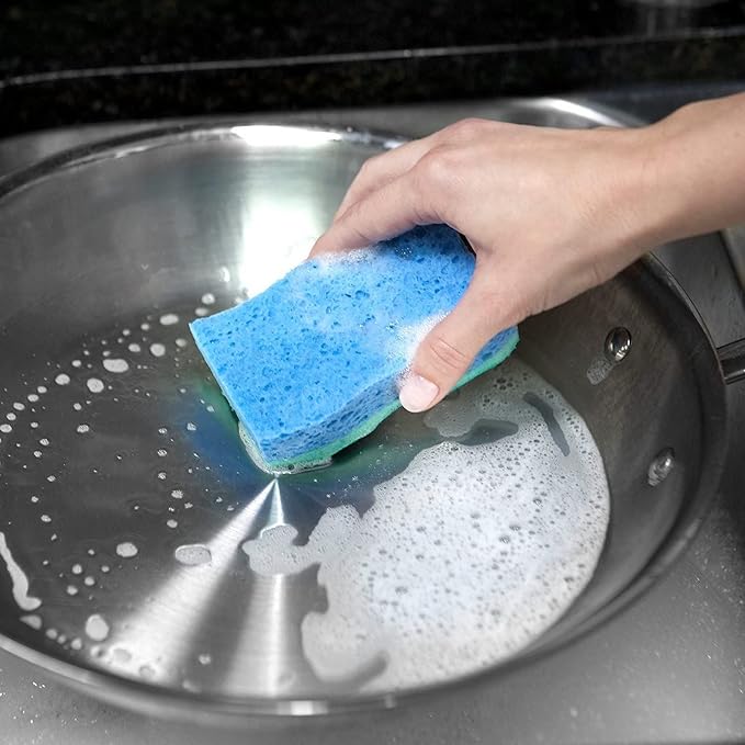 O-Cedar Scrunge Multi-Use Scrub Sponge | Non-Scratch, Odor-Resistant, - Image 13