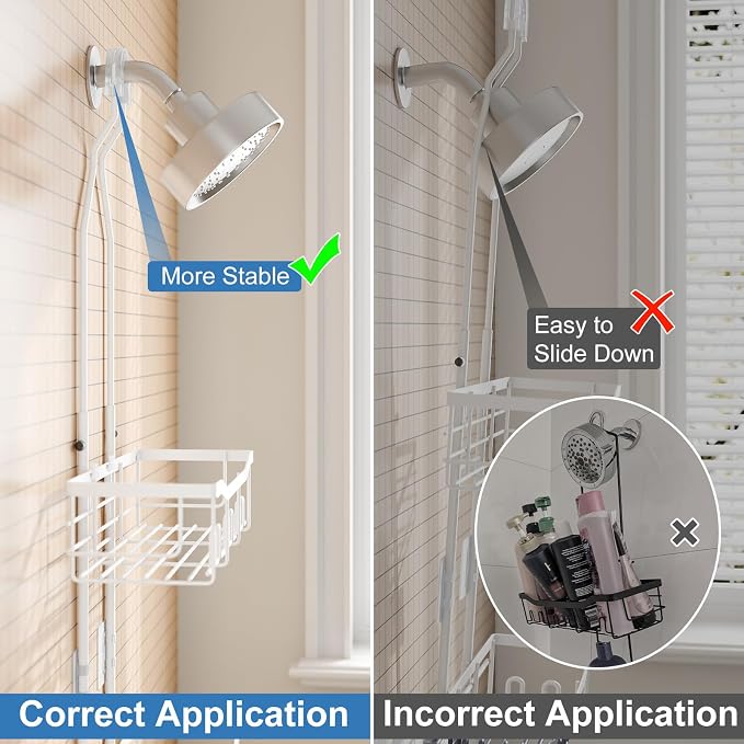 Upgraded Extended Length Shower Organizer - Image 6